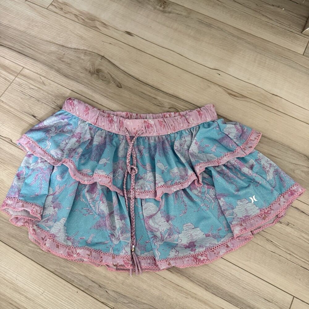 Loveshackfancy x Hurley Pink Size Medium Mini Skirt